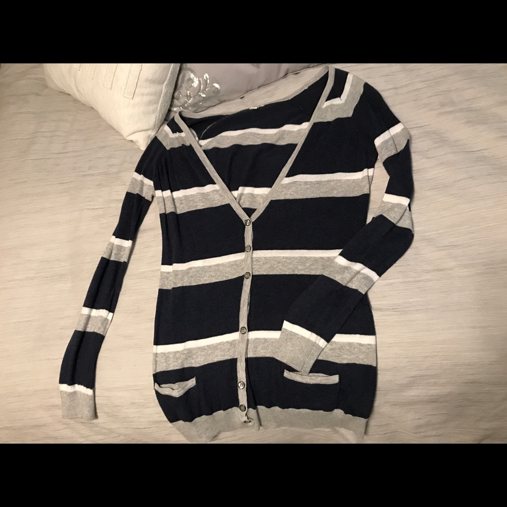 Striped cardigan